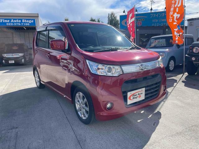 ワゴンＲスティングレー Ｘ　バックカメラ　ＴＶ　ＨＩＤ　スマートキー　アイドリングストップ　電動格納ミラー　ベンチシート　ＣＶＴ　盗難防止システム　ＡＢＳ　ＥＳＣ　アルミホイール　衝突安全ボディ　エアコン　パワーステアリング（13枚目）