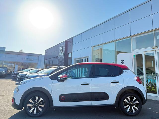 Ｃ３ セントジェームス　禁煙車　特別仕様車　アーバンレッド内装　カープレイ　クルコン　スピードリミッター　被害軽減ブレーキ　ブラインドスポットモニター　Ｂカメラ　純正１６インチＡＷ　ＥＴＣ！（8枚目）