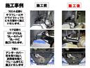 施工前と施工後の比較写真です。ドライブシャフトやブレーキバックプレート・アンダーカバーを取り外し、フレームに施工させていただきます。