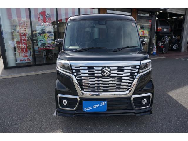 スペーシアカスタム ハイブリッドＧＳ　８インチナビＴＶブルートゥース付バックモニターパワースライドドアスズキセーフティーサポートドラレコシートヒーター（2枚目）