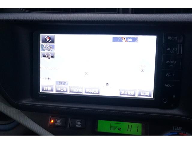 アクア S ナビTVブルートゥースバックカメラエンジンスターターTVキャンセラー社外アルミホイール(12枚目)