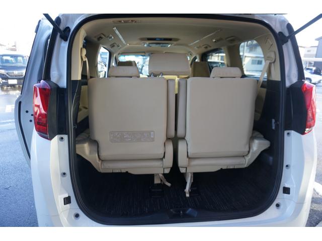 アルファードハイブリッド Ｘ　モデリスタエアロＬＥＤヘッドライト両側パワースライドドアアルパインビッグＸフリップダウンモニター純正１８アルミホイール（27枚目）