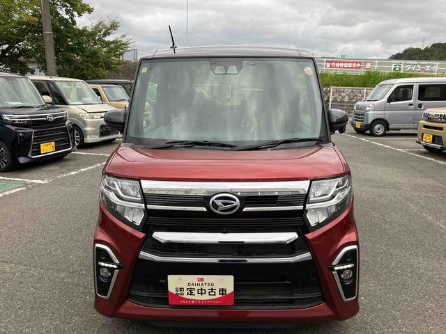 タント カスタムＲＳ　２ＷＤ　ＣＶＴ　スマートアシスト　運転席・助手席シートヒーター　クルーズコントロール　ミラクルオープンドア　電動両側スライドドア　パノラマモニター　ドライブレコーダー　ＥＴＣ付き　ナビ付き（2枚目）