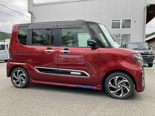 タント カスタムＲＳ　２ＷＤ　ＣＶＴ　スマートアシスト　運転席・助手席シートヒーター　クルーズコントロール　ミラクルオープンドア　電動両側スライドドア　パノラマモニター　ドライブレコーダー　ＥＴＣ付き　ナビ付き（3枚目）