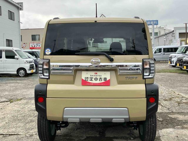 タフト Ｇターボ　クロムベンチャー　２ＷＤ　ターボ　ＣＶＴ　スマートアシスト　　シートヒーター　電動パーキングブレーキ　オートホールド機能　プッシュボタンスタート　衝突警報機能　　アイドリングストップ　全車速追従機能付ＡＣＣ（4枚目）