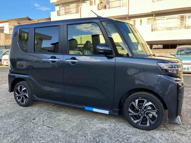 タント カスタムＸ　２ＷＤ　ＣＶＴ　スマートアシスト　ミラクルオープンドア　シートヒーター　電動パーキングブレーキ　オートホールド機能　プッシュボタンスタート　ベンチシート　衝突警報機能　アイドリングストップ（3枚目）