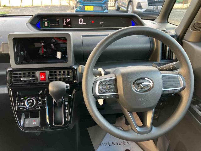 タント カスタムＸ　２ＷＤ　ＣＶＴ　スマートアシスト　ミラクルオープンドア　シートヒーター　電動パーキングブレーキ　オートホールド機能　プッシュボタンスタート　ベンチシート　衝突警報機能　アイドリングストップ（8枚目）