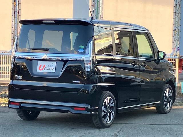 デリカＤ：２ カスタムハイブリッドＭＶ　全方位カメラパッケージ　４ＷＤ　衝突被害軽減ブレーキ　クルーズコントロール　車線逸脱警報　両側電動スライドドア　Ｐソナー　前席シートヒーター　１ＤＩＮオーディオ　スマートキー　１年保証（2枚目）