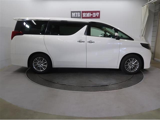 アルファード 2.5G サンルーフ フルセグ メモリーナビ DVD再生 バックカメラ 衝突被害軽減システム ETC ドラレコ 両側電動スライド LEDヘッドランプ 乗車定員7人 3列シート 記録簿(10枚目)