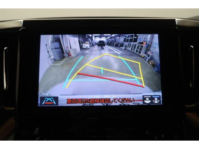 アルファードハイブリッド Ｓ　タイプゴールド　４ＷＤ　フルセグ　メモリーナビ　ミュージックプレイヤー接続可　後席モニター　バックカメラ　衝突被害軽減システム　ＥＴＣ　両側電動スライド　ＬＥＤヘッドランプ　乗車定員７人　３列シート　ワンオーナー（7枚目）