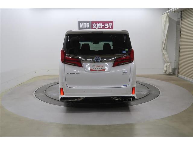 アルファードハイブリッド Ｓ　タイプゴールド　４ＷＤ　フルセグ　メモリーナビ　ミュージックプレイヤー接続可　後席モニター　バックカメラ　衝突被害軽減システム　ＥＴＣ　両側電動スライド　ＬＥＤヘッドランプ　乗車定員７人　３列シート　ワンオーナー（12枚目）