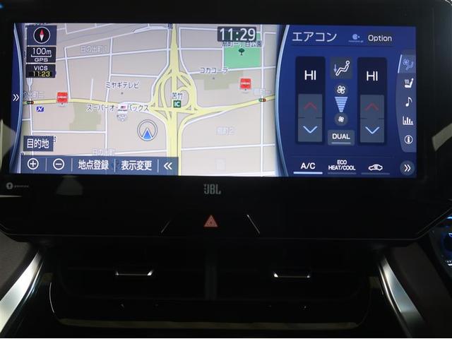 ハリアーハイブリッド Ｚ　レザーパッケージ　革シート　サンルーフ　４ＷＤ　フルセグ　メモリーナビ　ミュージックプレイヤー接続可　バックカメラ　衝突被害軽減システム　ＥＴＣ　ドラレコ　ＬＥＤヘッドランプ　ワンオーナー（7枚目）