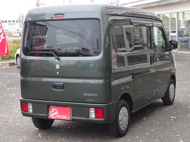 エブリイ PC 禁煙 1オーナー ハイルーフ キーレス ライトレベライザー エアコン キーレス プライバシーガラス USB充電ポート2個 電動格納ドアミラー クラリオンSDナビ ワンセグTV ETC 間仕切りカーテン(4枚目)