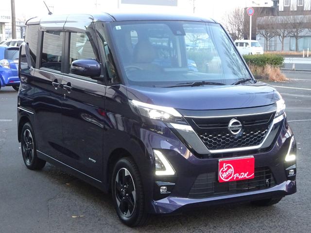 ルークス ハイウェイスター　Ｘ　プロパイロットエディション　禁煙　１オーナー　４ＷＤ　純正１４ＡＷ冬タイヤ　社外１５ＡＷ夏タイヤ有り　エマブレ　アイドリングストップ　両側電動スライドドア　ケンウッドナビ　全方位カメラ　ＴＶ　ＥＴＣ　シートヒーター（3枚目）