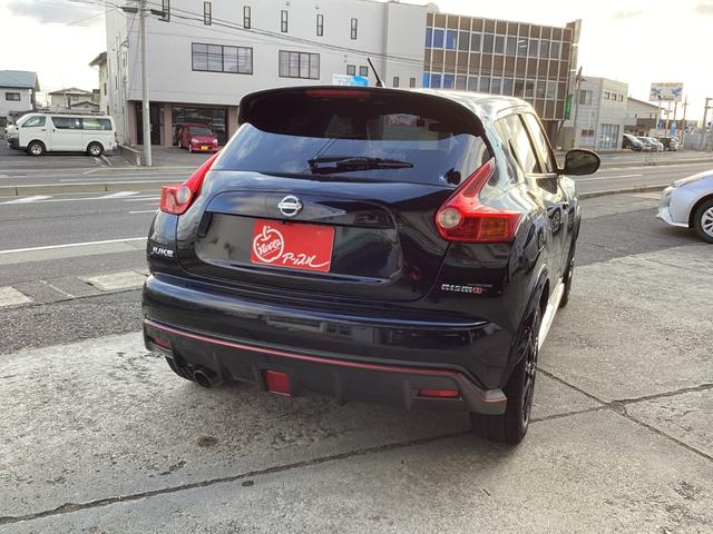 ジューク ニスモ 4WD ターボ 純正ナビTV バックモニター 純正18インチアルミ ETC インテリジェントキー(6枚目)