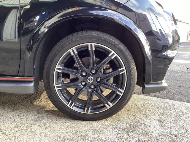 ジューク ニスモ 4WD ターボ 純正ナビTV バックモニター 純正18インチアルミ ETC インテリジェントキー(7枚目)