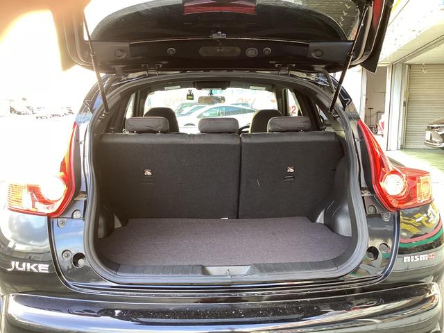 ジューク ニスモ 4WD ターボ 純正ナビTV バックモニター 純正18インチアルミ ETC インテリジェントキー(11枚目)