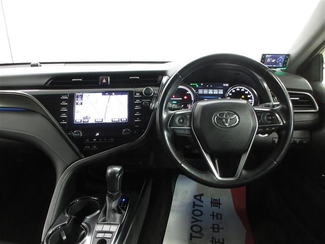 カムリ WS 衝突被害軽減システム メモリーナビ フルセグ LEDヘッドランプ アルミホイール バックカメラ ドラレコ スマートキー オートクルーズコントロール アイドリングストップ ETC 盗難防止装置 キーレス(6枚目)