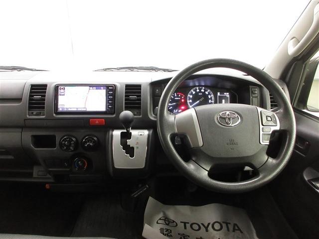 ハイエースバン ＤＸ　４ＷＤ　衝突被害軽減システム　ディーゼル　メモリーナビ　ワンセグ　バックカメラ　ドラレコ　ＥＴＣ　盗難防止装置　キーレス　横滑り防止機能　乗車定員６人（6枚目）