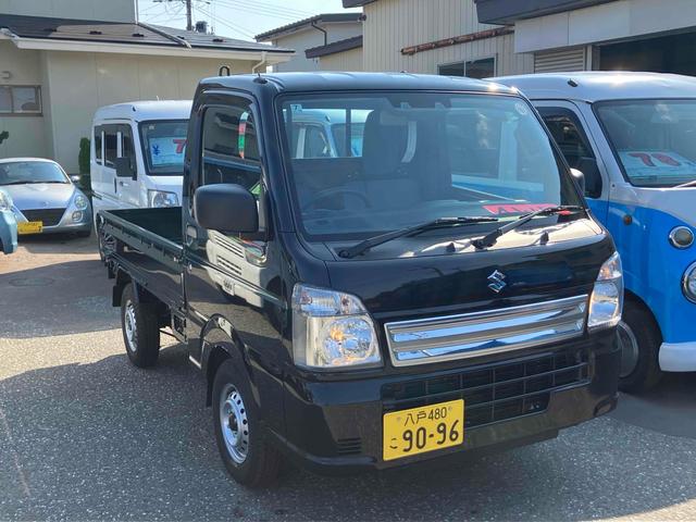 キャリイトラック KCエアコン・パワステ 4WD 軽トラック AT クリアランスソナー レーンアシスト アイドリングストップ オートライト ESC エアコン パワーウィンドウ 運転席エアバッグ 助手席エアバッグ 記録簿(3枚目)