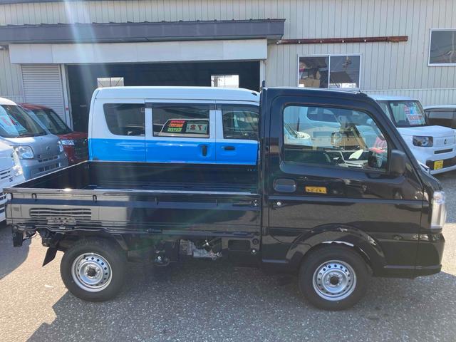 キャリイトラック KCエアコン・パワステ 4WD 軽トラック AT クリアランスソナー レーンアシスト アイドリングストップ オートライト ESC エアコン パワーウィンドウ 運転席エアバッグ 助手席エアバッグ 記録簿(4枚目)