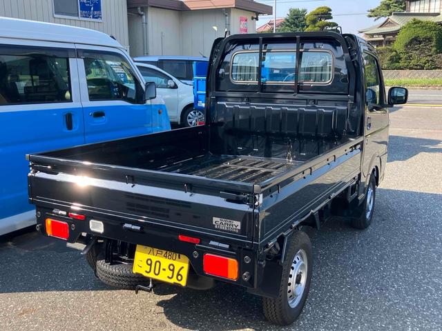 キャリイトラック KCエアコン・パワステ 4WD 軽トラック AT クリアランスソナー レーンアシスト アイドリングストップ オートライト ESC エアコン パワーウィンドウ 運転席エアバッグ 助手席エアバッグ 記録簿(5枚目)
