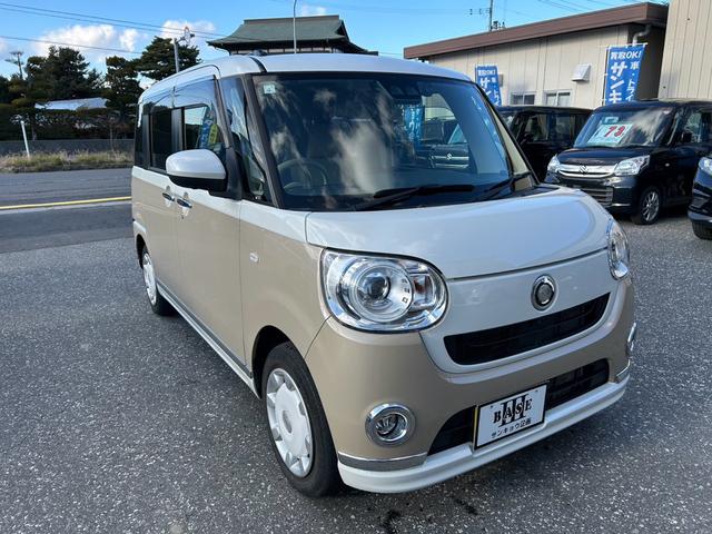 ムーヴキャンバス ＧメイクアップＶＳ　ＳＡＩＩＩ　４ＷＤ　３６０°カメラ　ナビ　ＴＶプッシュスタート　スマートキー　キーレス　エアコン　両側スライドドア　シートヒーター　フルフラット（3枚目）