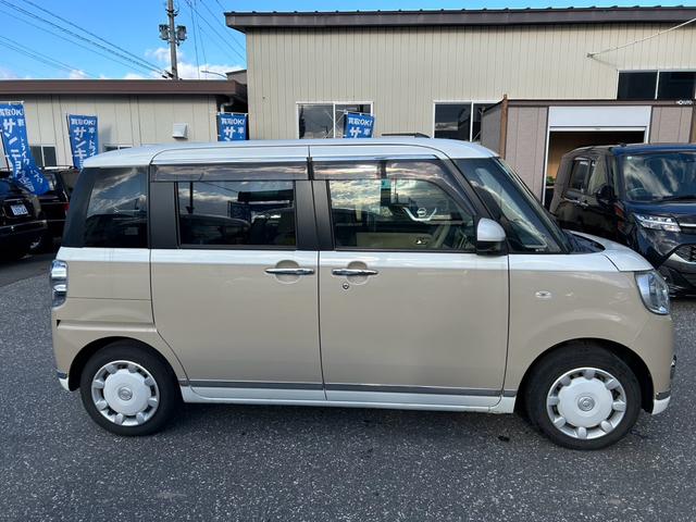 ムーヴキャンバス ＧメイクアップＶＳ　ＳＡＩＩＩ　４ＷＤ　３６０°カメラ　ナビ　ＴＶプッシュスタート　スマートキー　キーレス　エアコン　両側スライドドア　シートヒーター　フルフラット（4枚目）