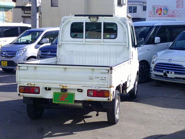 アクティトラック SDX 4WD パワステ 5マニアル 現状販売 車検8年3月(4枚目)