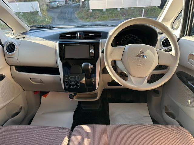 ｅＫワゴン Ｍ　ｅ－アシスト　衝突軽減ブレーキ（Ｅアシスト）　社外ナビゲーション　Ｂｌｕｅｔｏｏｔｈ　フルセグテレビ　Ｄ席シートヒーター　オートエアコン　横滑り防止装置　キーレス　ライトレベライザー（2枚目）