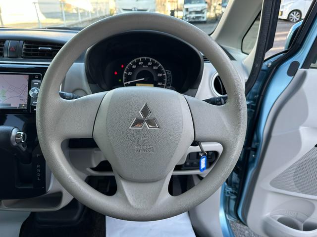 ｅＫワゴン Ｍ　ｅ－アシスト　衝突軽減ブレーキ（Ｅアシスト）　社外ナビゲーション　Ｂｌｕｅｔｏｏｔｈ　フルセグテレビ　Ｄ席シートヒーター　オートエアコン　横滑り防止装置　キーレス　ライトレベライザー（11枚目）