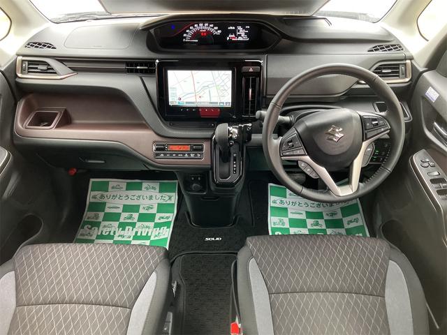 ソリオバンディット ハイブリッドＭＶ　４ＷＤ　全周囲カメラ　ナビ　ＴＶ　クリアランスソナー　オートクルーズコントロール　レーンアシスト　衝突被害軽減システム　両側電動スライドドア　オートライト　ＬＥＤヘッドランプ　スマートキー（2枚目）