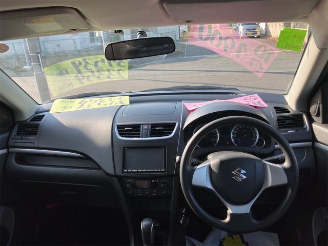 スイフト XG 4WD ワンオーナー ETC ナビ スマートキー 電動格納ミラー CVT 盗難防止システム 衝突安全ボディ ABS エアコン パワーステアリング パワーウィンドウ 夏冬タイヤホイール付(2枚目)