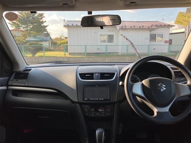 スイフト XG 4WD ETC メモリーナビ ワンセグTV スマートキー 電動格納ミラー シートヒーター CVT 盗難防止システム 衝突安全ボディ 記録簿 ABS 運転席エアバッグ 夏冬タイヤホイール付(2枚目)