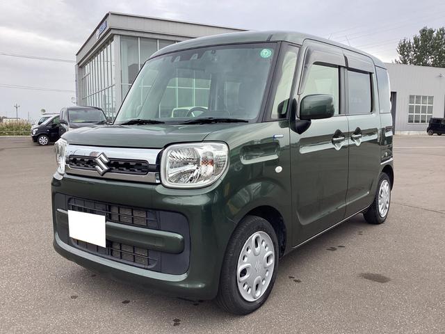 スペーシア ハイブリッドＸ　フルタイム４ＷＤ　デュアルセンサーブレーキＳ　両側パワードア　コーナーセンサ　スマートエントリー　シ－トヒ－タ－　電格ドアミラー　　ＥＴＣ車載器　ブルートゥース　ｉ－ｓｔｏｐ　フリーキー　安全ボディ（6枚目）