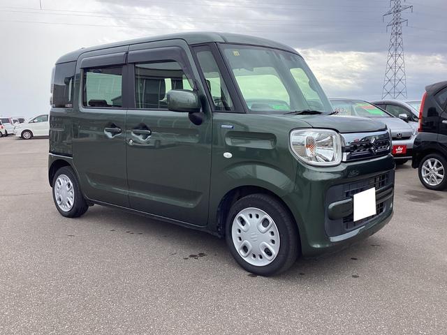 スペーシア ハイブリッドＸ　フルタイム４ＷＤ　デュアルセンサーブレーキＳ　両側パワードア　コーナーセンサ　スマートエントリー　シ－トヒ－タ－　電格ドアミラー　　ＥＴＣ車載器　ブルートゥース　ｉ－ｓｔｏｐ　フリーキー　安全ボディ（8枚目）