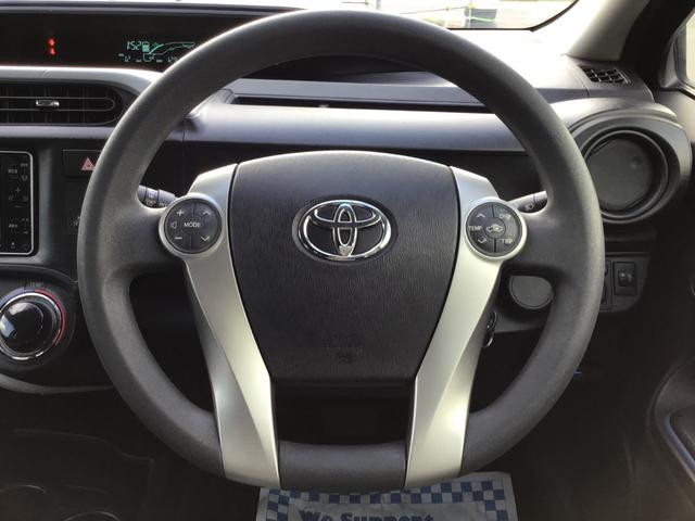 アクア S 格納ミラー キーレスエントリ 安全ボディ ナビ&TV オートエアコン デュアルエアバック ESC Bカメラ パワーウィンドウ ETC DVD再生可能 SRS ワンセグTV パワーステアリング(18枚目)