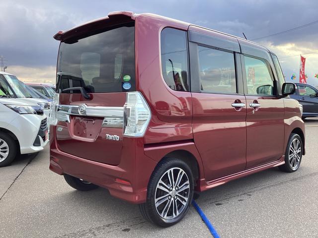 タント カスタムＲＳ　トップエディションＳＡ　４ＷＤ　衝突被害軽減ブレーキ　Ｂｌｕｅｔｏｏｔｈ　寒冷地仕様　リアカメラ　ＥＳＣ　両側パワースライドドア　キーレスエントリー　ナビ・ＴＶ　電動格納ドアミラー　ＬＥＤ　ＡＢＳ　ベンチシート　メモリーナビ（10枚目）