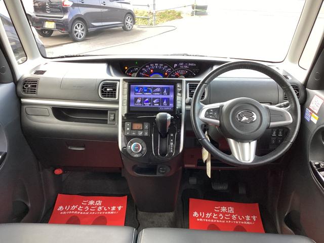 タント カスタムＲＳ　トップエディションＳＡ　４ＷＤ　衝突被害軽減ブレーキ　Ｂｌｕｅｔｏｏｔｈ　寒冷地仕様　リアカメラ　ＥＳＣ　両側パワースライドドア　キーレスエントリー　ナビ・ＴＶ　電動格納ドアミラー　ＬＥＤ　ＡＢＳ　ベンチシート　メモリーナビ（19枚目）