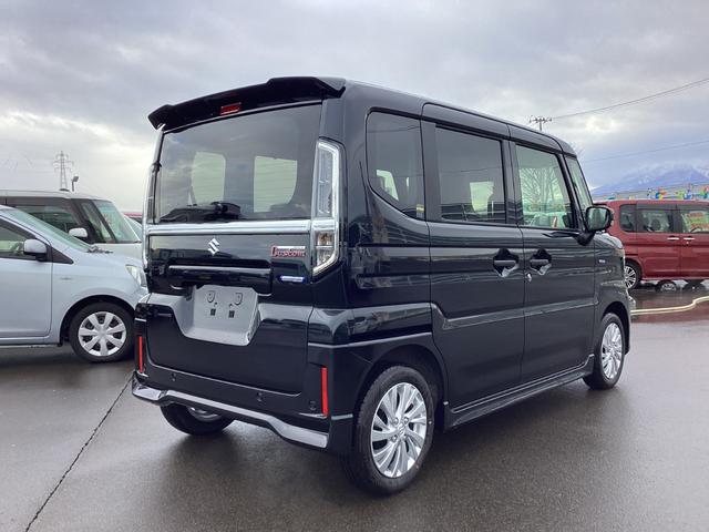 スペーシアカスタム ハイブリッドGS 4WD フロントベンチシート 横滑り防止装置 アダクティブクルーズコントロール 片側電動両側スライドドア 前席シートヒーター パワステ ABS 電動格納ミラー エアバッグ フルフラット オートLED(10枚目)