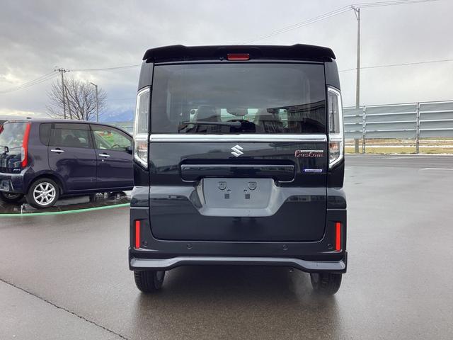 スペーシアカスタム ハイブリッドGS 4WD フロントベンチシート 横滑り防止装置 アダクティブクルーズコントロール 片側電動両側スライドドア 前席シートヒーター パワステ ABS 電動格納ミラー エアバッグ フルフラット オートLED(11枚目)