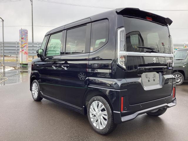 スペーシアカスタム ハイブリッドGS 4WD フロントベンチシート 横滑り防止装置 アダクティブクルーズコントロール 片側電動両側スライドドア 前席シートヒーター パワステ ABS 電動格納ミラー エアバッグ フルフラット オートLED(12枚目)