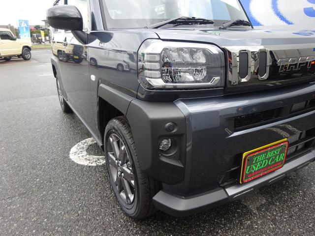 タフト Ｇ　ダーククロムベンチャー　４ＷＤ　届出済未使用車　純正９ｉｎディスプレイオーディオ　フルセグＴＶ　バックモニター　ＬＥＤヘッドライト　クルーズコントロール　純正マット・純正バイザー・スタッドレス・純正スチールホイール付（30枚目）