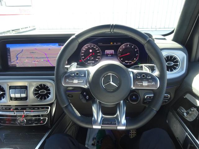 Ｇクラス Ｇ６３　ＭＡＮＵＦＡＫＴＵＲプログラムプラス　ＭＡＮＵＦＡＫＴＵＲインテリアプラスＰＫＧ　ＡＭＧカーボンファイバーインテリアトリム　ＡＭＧナイトＰＫＧ　ＡＭＧ２２ｉｎアルミ　ＳＲ　ワンオーナー　ＥＴＣ２．０（4枚目）