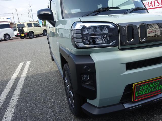 タフト Ｇターボ　ダーククロムベンチャー　４ＷＤ　届出済未使用車　純正９ｉｎディスプレイオーディオ　フルセグＴＶ　バックモニター　ＬＥＤヘッドライト　クルーズコントロール　純正マット・純正バイザー・スタッドレス・純正スチールホイール付（30枚目）