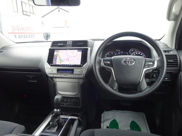 ランドクルーザープラド ＴＸ　４ＷＤ　１オーナー　ディーゼル　アルパイン９ｉｎナビ　バックモニター　トヨタセーフティ　クルーズコントロール　ＬＥＤヘッドライト　社外１７ｉｎアルミホイール　スマートキー　ＥＴＣ（3枚目）