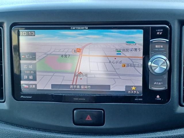 ミライース Ｇ　ワンオーナー　ナビ　ワンセグテレビ　ＤＶＤ再生　シートリフター　革ハンドル　アイドリングストップ　横滑り防止　オートエアコン（3枚目）