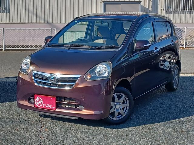 ミライース Ｇ　ワンオーナー　ナビ　ワンセグテレビ　ＤＶＤ再生　シートリフター　革ハンドル　アイドリングストップ　横滑り防止　オートエアコン（7枚目）