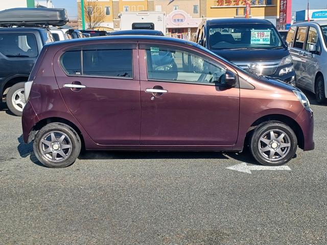 ミライース Ｇ　ワンオーナー　ナビ　ワンセグテレビ　ＤＶＤ再生　シートリフター　革ハンドル　アイドリングストップ　横滑り防止　オートエアコン（9枚目）