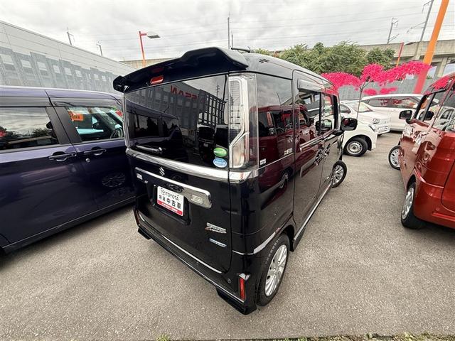 スペーシアカスタム ハイブリッドＧＳ　４ＷＤ　衝突被害軽減システム　メモリーナビ　バックカメラ　電動スライドドア　フルセグ　ＬＥＤヘッドランプ　アルミホイール　スマートキー　ＥＴＣ　盗難防止装置　キーレス　横滑り防止機能　ベンチシート（5枚目）